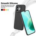 Honor 600e/600 Lite/X80i Liquid Silicone Case with Hand Strap - Black