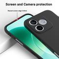 Honor 600e/600 Lite/X80i Liquid Silicone Case with Hand Strap - Black