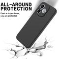 Honor 600e/600 Lite/X80i Liquid Silicone Case with Hand Strap - Black