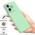 Honor 600e/600 Lite/X80i Liquid Silicone Case with Hand Strap - Green
