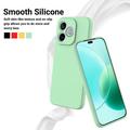Honor 600e/600 Lite/X80i Liquid Silicone Case with Hand Strap - Green