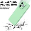 Honor 600e/600 Lite/X80i Liquid Silicone Case with Hand Strap - Green
