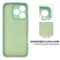 Honor 600e/600 Lite/X80i Liquid Silicone Case with Hand Strap - Green