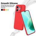 Honor 600e/600 Lite/X80i Liquid Silicone Case with Hand Strap - Red