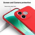 Honor 600e/600 Lite/X80i Liquid Silicone Case with Hand Strap - Red