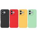 Honor 600e/600 Lite/X80i Liquid Silicone Case with Hand Strap - Red