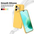 Honor 600e/600 Lite/X80i Liquid Silicone Case with Hand Strap - Yellow