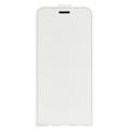 Honor 70 Pro Vertical Flip Case with Card Holder - White