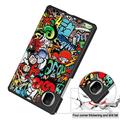 Honor Pad X7 Tri-Fold Series Smart Folio Case - Graffiti