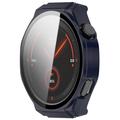 Honor Watch 5 Ultra Plastic Case with Screen Protector - Blue