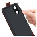 Honor X40i Vertical Flip Case with Card Slot - Brown