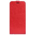 Honor X40i Vertical Flip Case with Card Slot - Red