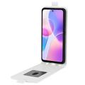 Honor X40i Vertical Flip Case with Card Slot - White