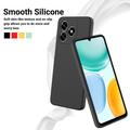 Honor X5d/X5d Plus Liquid Silicone Case with Hand Strap - Black