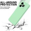 Honor X5d/X5d Plus Liquid Silicone Case with Hand Strap - Green