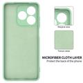 Honor X5d/X5d Plus Liquid Silicone Case with Hand Strap - Green