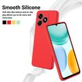 Honor X5d/X5d Plus Liquid Silicone Case with Hand Strap - Red