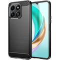 Honor X6b Brushed TPU Case - Carbon Fiber