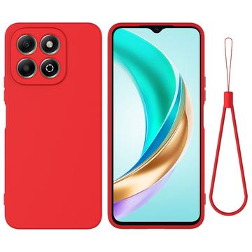 Honor X6b Liquid Silicone Case - Red