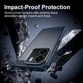 Honor X6e Brushed TPU Case - Carbon Fiber - Blue