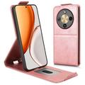 Honor X70/X9d/Magic8 Lite Vertical Flip Case with Stand - Rose Gold