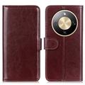Honor X70/X9d/Magic8 Lite Wallet Case with Stand - Brown