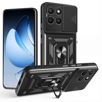 Honor X8c Rotary Ring Hybrid Case with Camera Shield
