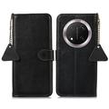 Honor X60 Pro/X9c/Magic7 Lite Wallet Leather Case with RFID - Black
