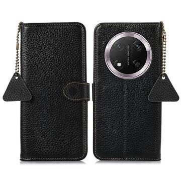 Honor X60 Pro/X9c/Magic7 Lite Wallet Leather Case with RFID - Black