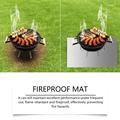Hozonex Fire-Resistant BBQ Mat for Lawn, Patio and Deck - 99cm x 152cm