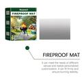 Hozonex Fire-Resistant BBQ Mat for Lawn, Patio and Deck - 99cm x 152cm