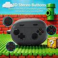 Huawei FreeBuds Pro 5 Retro Gamepad Silicone Case with Carabiner - Dark Grey