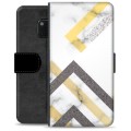 Huawei Mate 20 Pro Premium Wallet Case - Abstract Marble