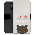 Huawei Mate 20 Pro Premium Wallet Case - Angry Cat