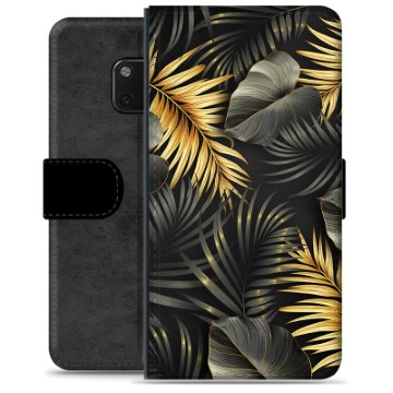 Huawei Mate 20 Pro Premium Wallet Case - Golden Leaves