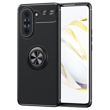 Huawei Nova 10 TPU Case with Ring Holder - Black