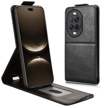 Huawei Nova 14 Vertical Flip Case with Stand - Black