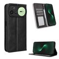 Huawei Nova 15 Pro/15 Ultra Retro Wallet Case with Magnetic Closure - Black