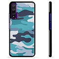 Huawei Nova 5T Protective Cover - Blue Camouflage