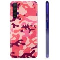 Huawei Nova 5T TPU Case - Pink Camouflage