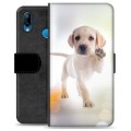 Huawei P20 Lite Premium Wallet Case - Dog