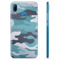 Huawei P20 Lite TPU Case - Blue Camouflage