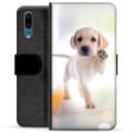 Huawei P20 Premium Wallet Case - Dog