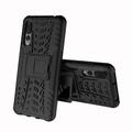 Huawei P20 Pro Anti-Slip Hybrid Case with Kickstand - Black