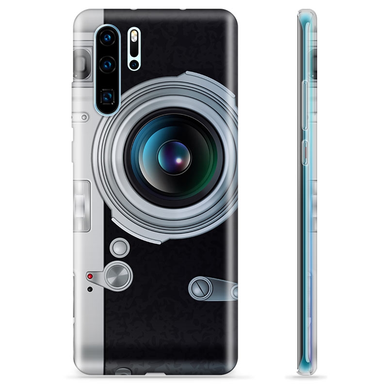 Huawei P30 Pro TPU Case - Retro Camera