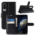 Huawei P30 Wallet Case with Magnetic Closure - Black