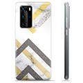 Huawei P40 Pro TPU Case - Abstract Marble