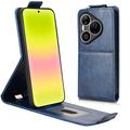 Huawei Pura 90 Pro Vertical Flip Case with Stand - Dark Blue