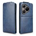 Huawei Pura 90 Pro Vertical Flip Case with Stand - Dark Blue