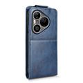 Huawei Pura 90 Pro Vertical Flip Case with Stand - Dark Blue